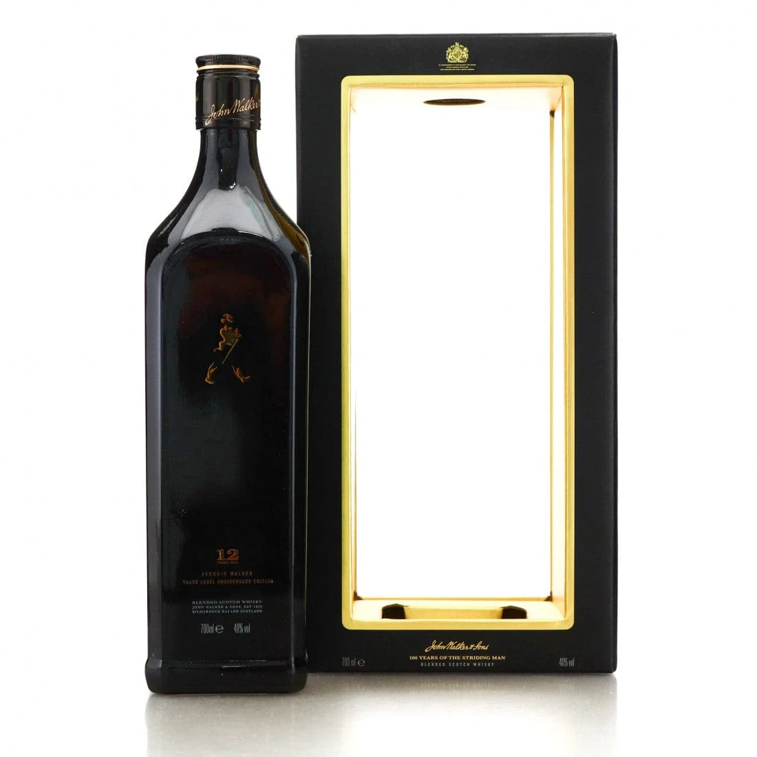 Johnnie Walker Black Label 12 Year Old Striding Man 100th Anniversary Blended Scotch Whisky 70cl