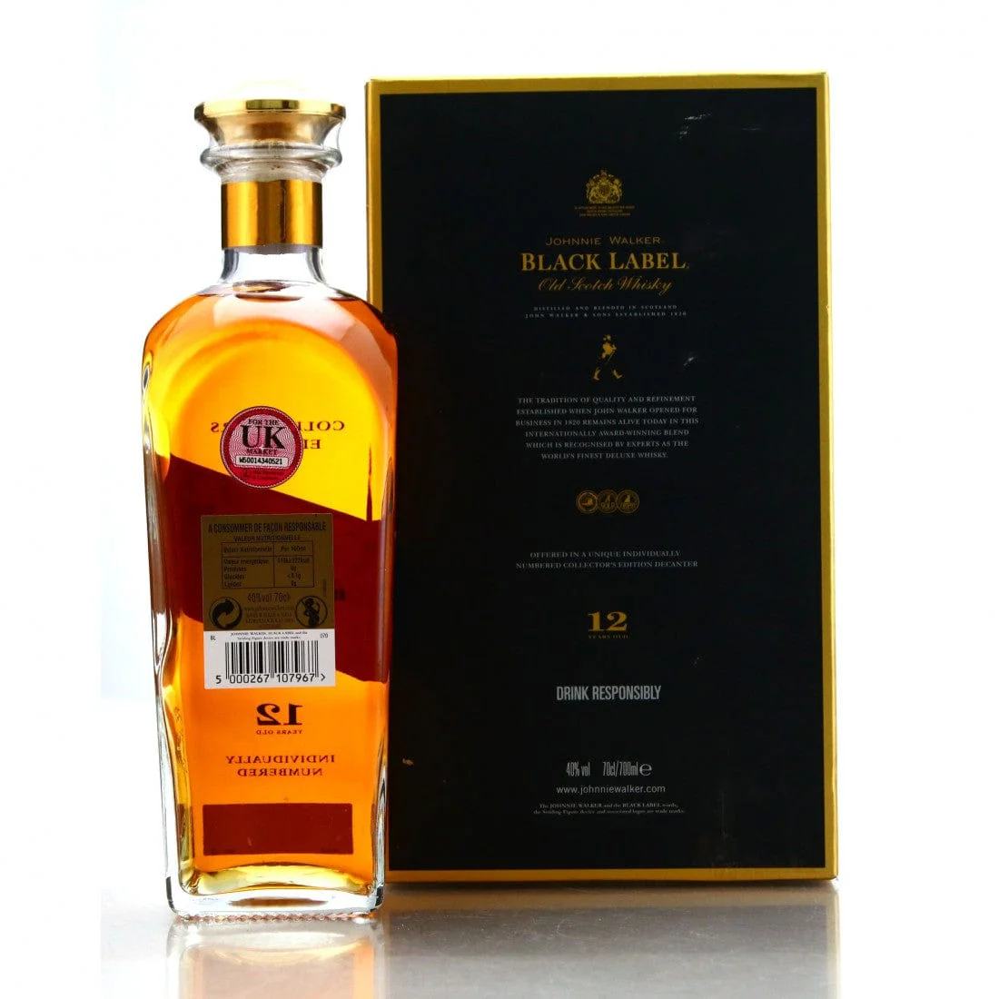 Johnnie Walker Black Label 12 Year Old Collectors Edition 70cl - Image 2