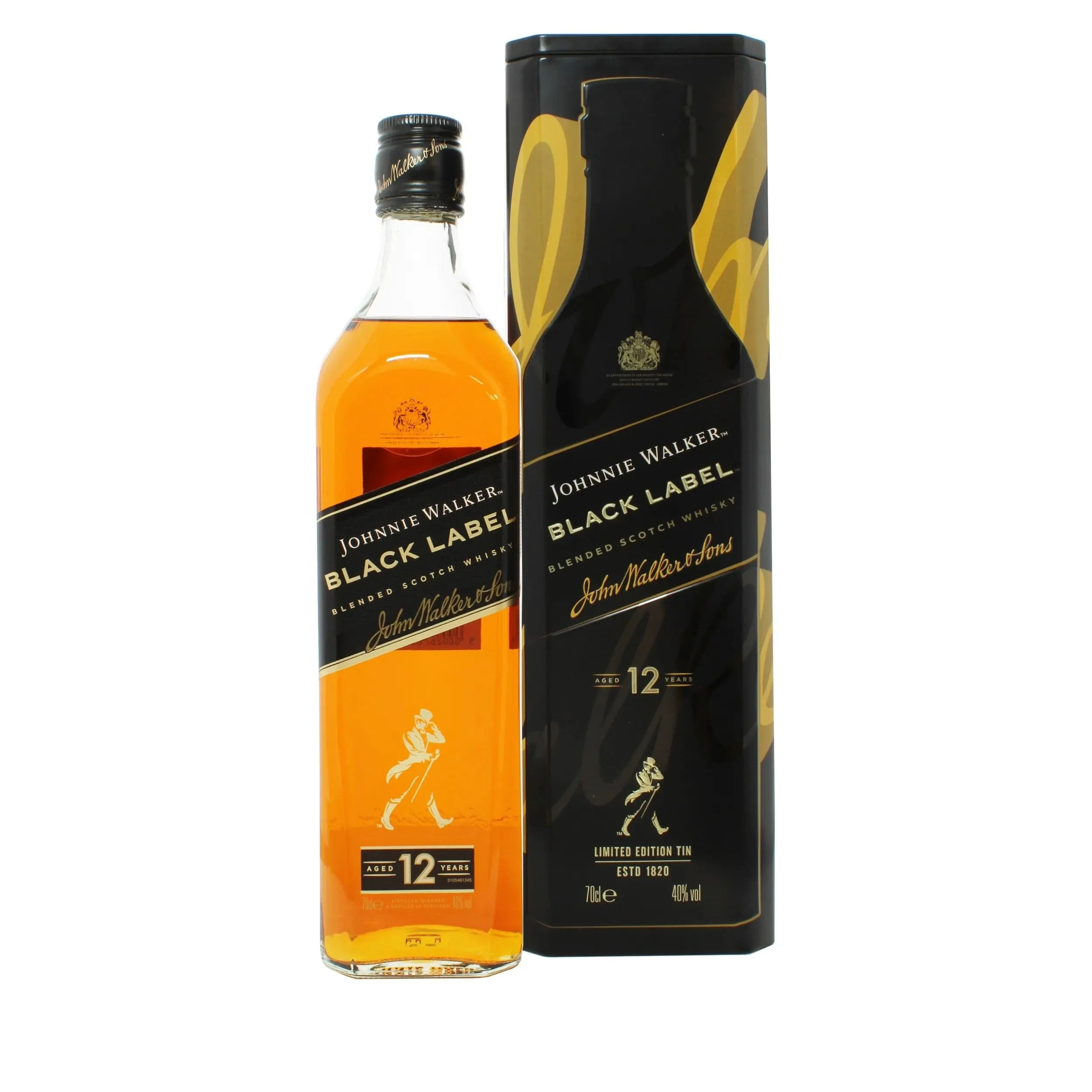 Johnnie Walker Black Label Limited Edition Gift Tin 70cl
