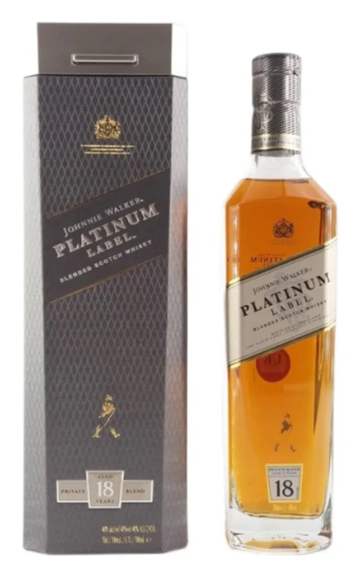 Johnnie Walker Platinum Label 18 Year Old Blended Scotch Whisky 70cl