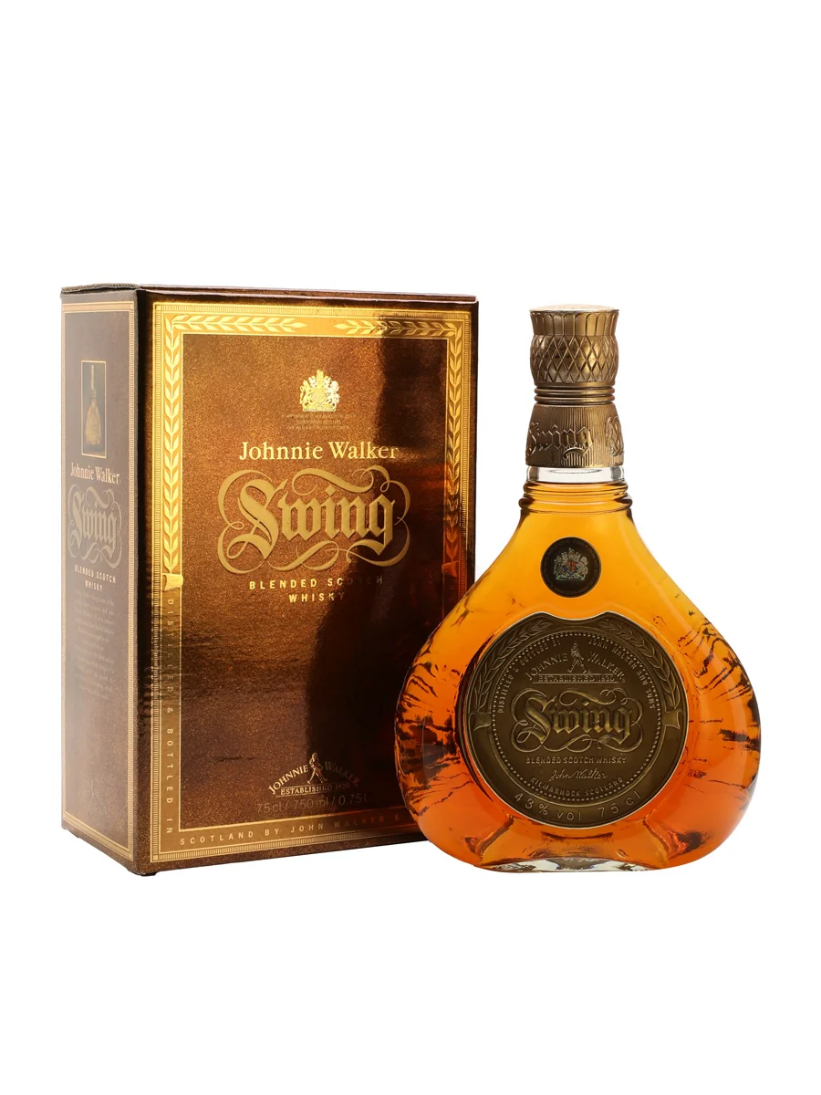 Johnnie Walker Swing 1980s Blended Scotch Whisky Gift Box 75cl