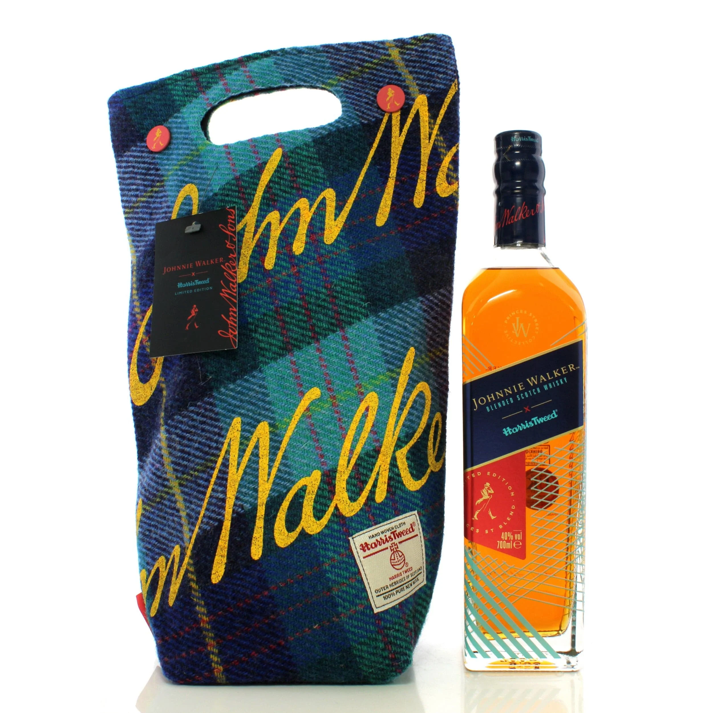 Johnnie Walker X Harris Tweed Princes Street Blend St Andrew’s Day Limited Edition Blended Scotch Whisky 70cl