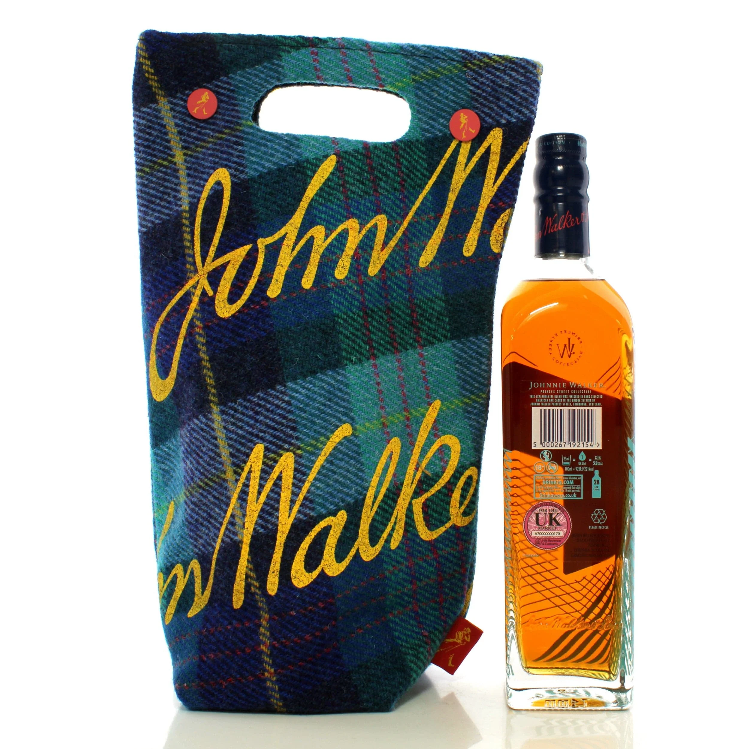 Johnnie Walker X Harris Tweed Princes Street Blend St Andrew’s Day Limited Edition Blended Scotch Whisky 70cl - Image 2