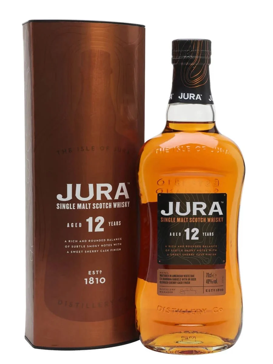 Jura 12 Year Old Single Malt Scotch Whisky 70cl
