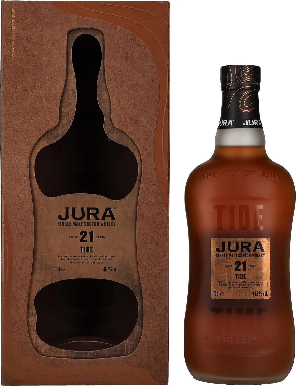 Jura 21 Year Old 'Tide' Single Malt Scotch Whisky 70cl