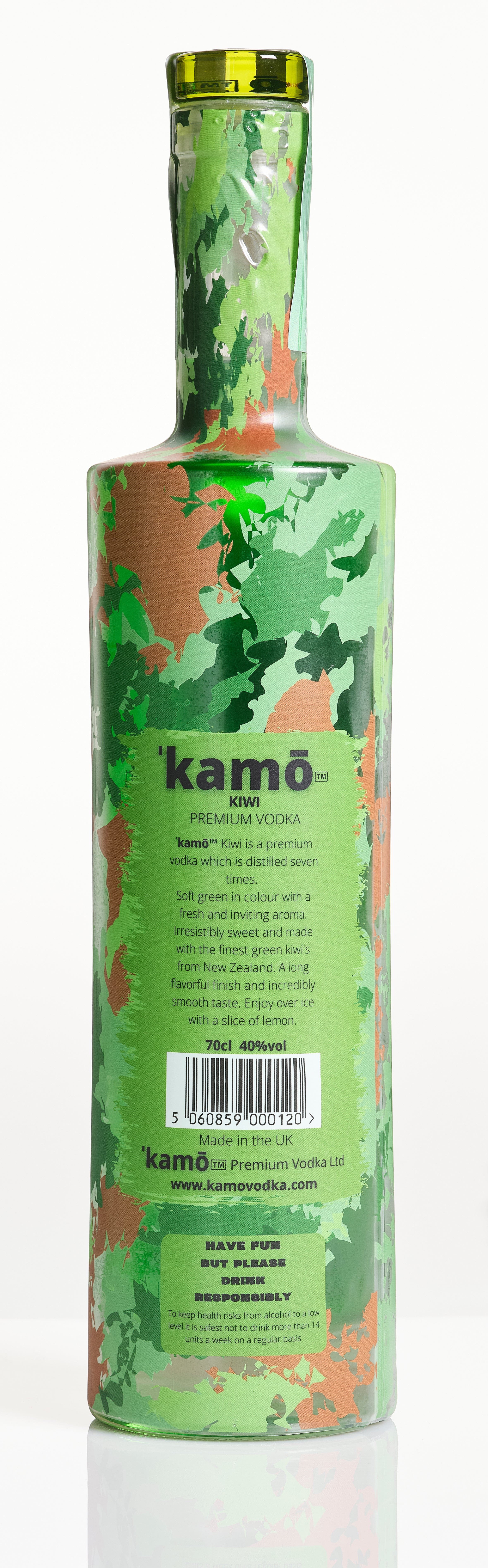 Kamo Kiwi Vodka 70cl - Image 2