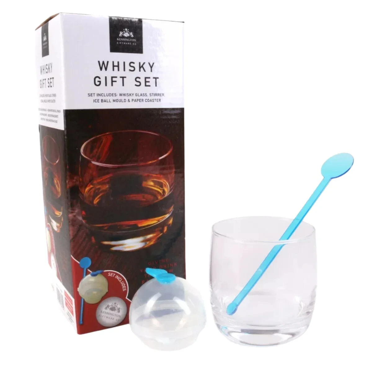 Whisky Cocktail Gift Set Glass & Accessories
