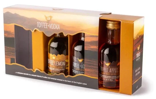 Kin Toffee Vodka Miniature Gift Pack 3x5cl - Image 2