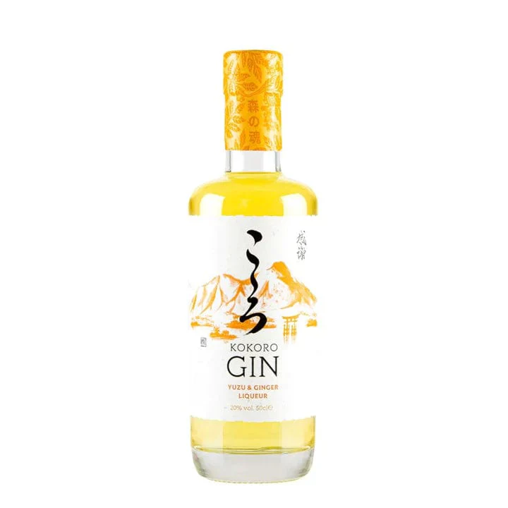 Kokoro Yuzu and Ginger Gin Liqueur 50cl