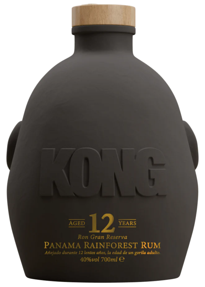 Kong Gran Reserva 12 Year Aged Rum Black Decanter 70cl - Image 2