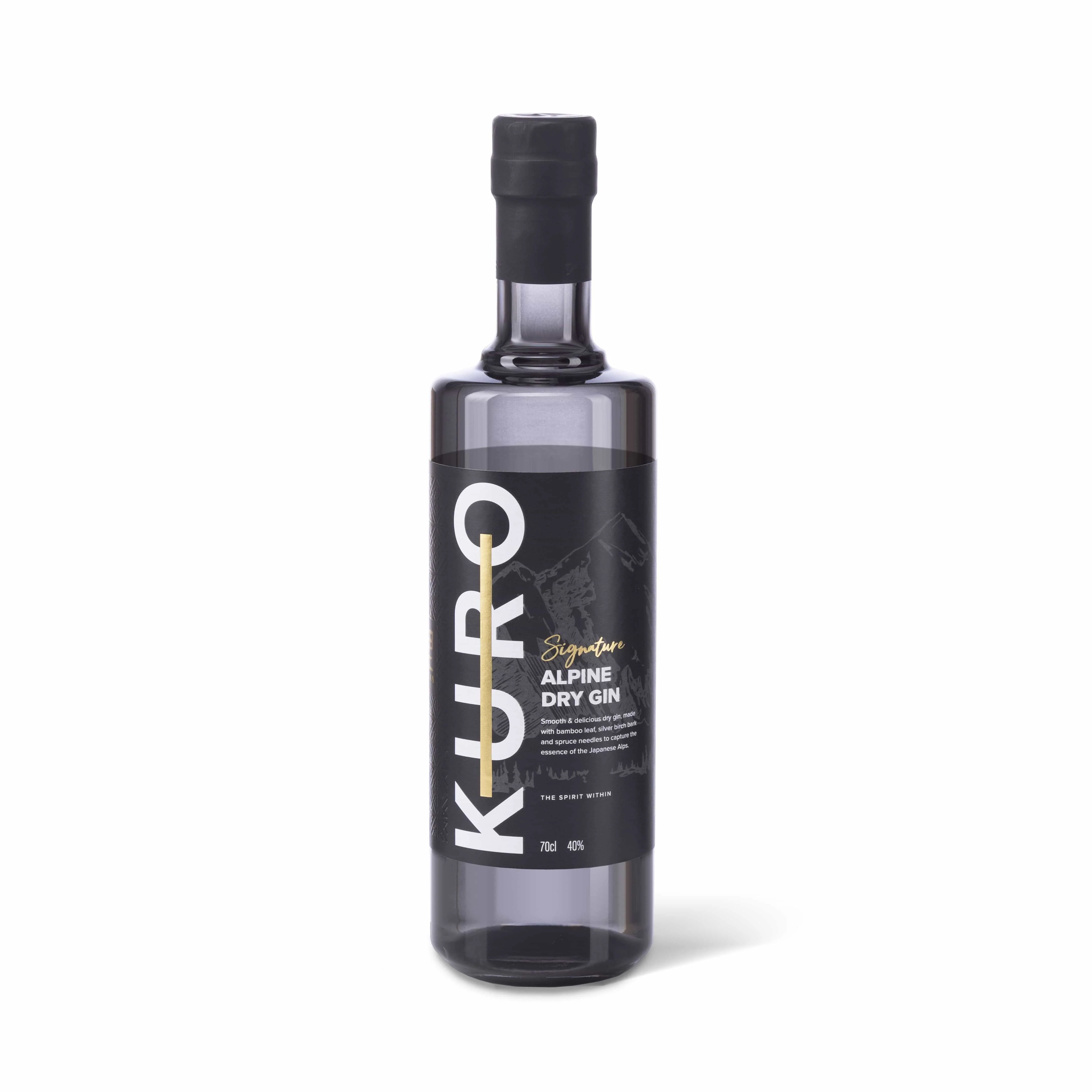 Kuro Alpine Dry Gin 70cl