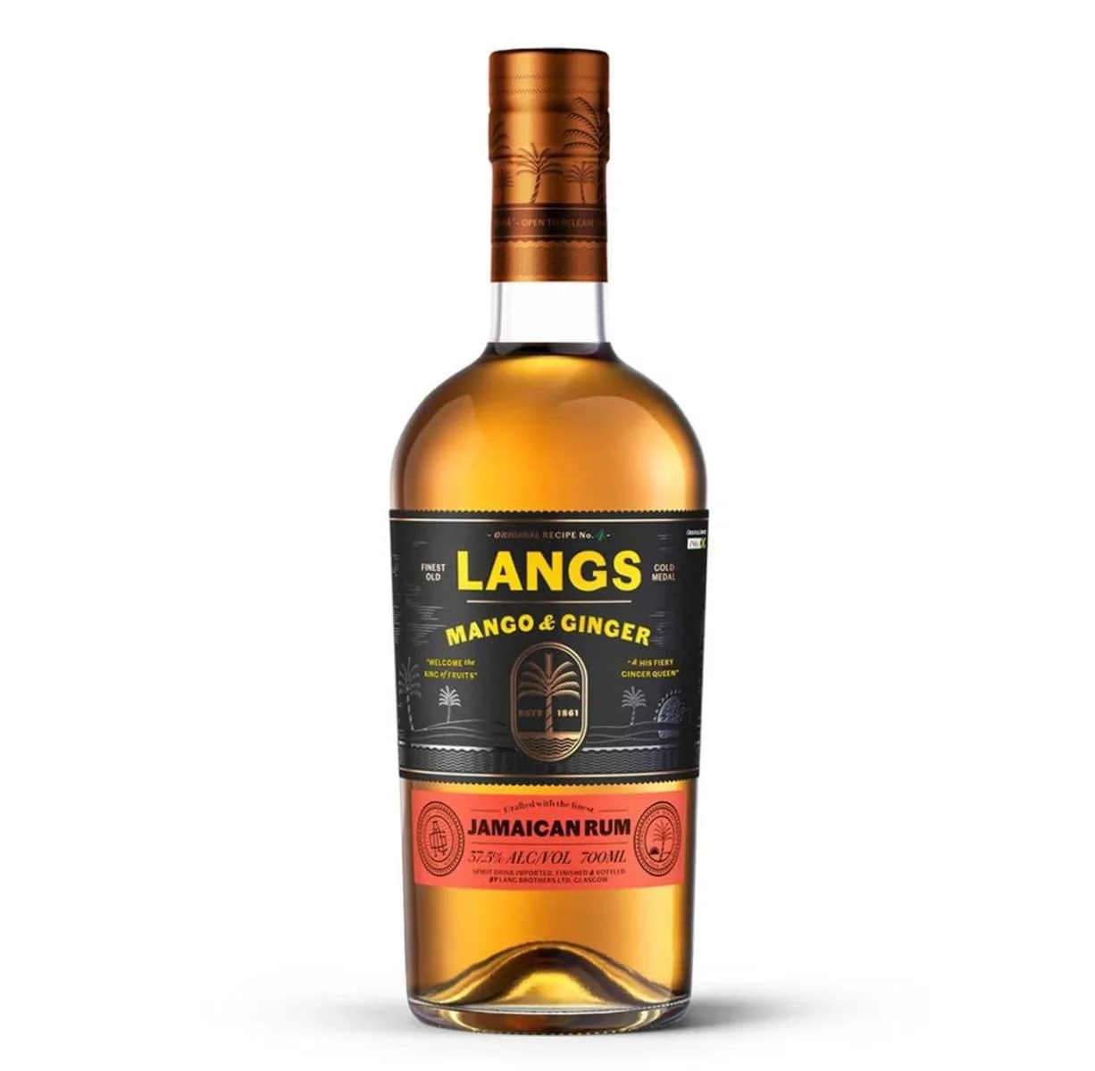 Langs Mango & Ginger Rum 70cl