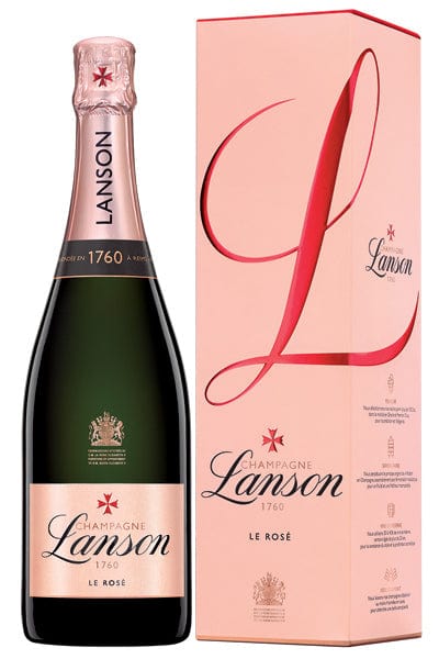 Lanson Le Rosé Brut NV Champagne Gift Box 75cl