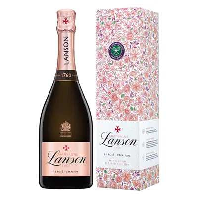 Lanson Rosé Wimbledon Champagne Gift Box 2024 75cl