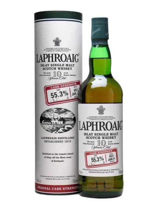 Laphroaig 10 Year Old Cask Strength Batch 003 Bot. 2011 55.3% Single Malt Scotch Whisky 70cl