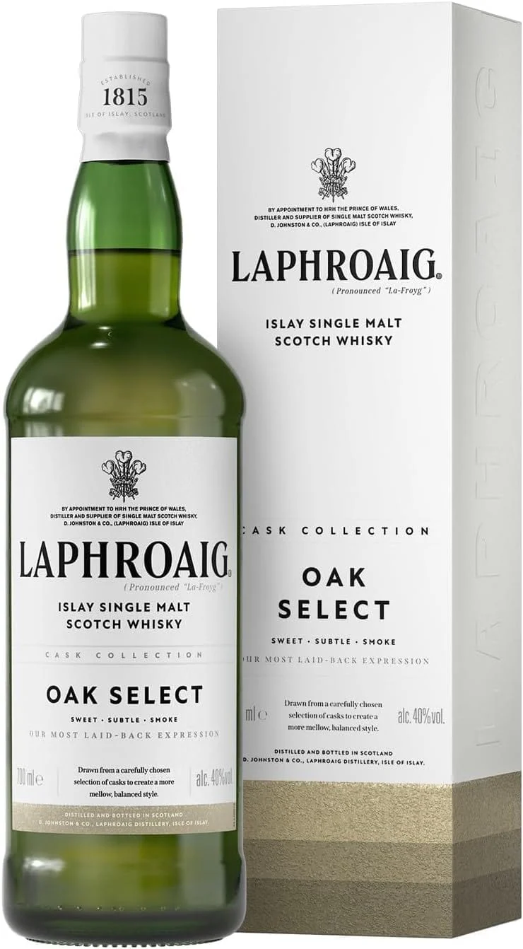 Laphroaig Oak Select Islay Single Malt Scotch Whisky Gift Box 70cl