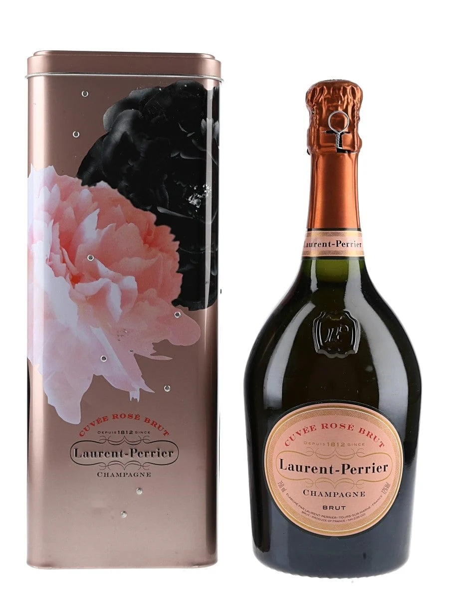 Laurent Perrier Cuvée Rosé Brut Champagne Gift Tin 75cl