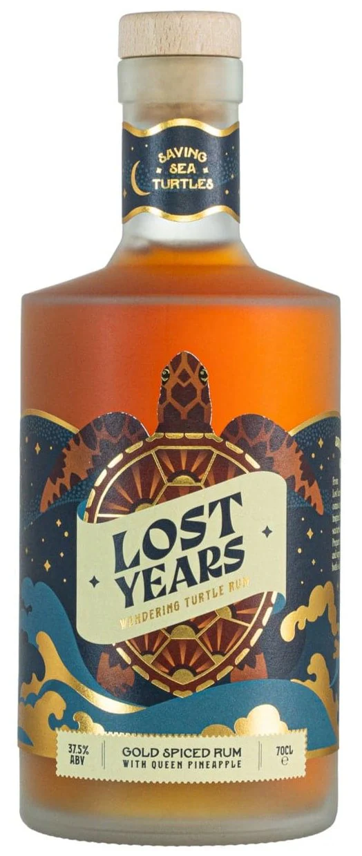 Lost Years Gold Spiced Rum With Queen Pineapple 70cl