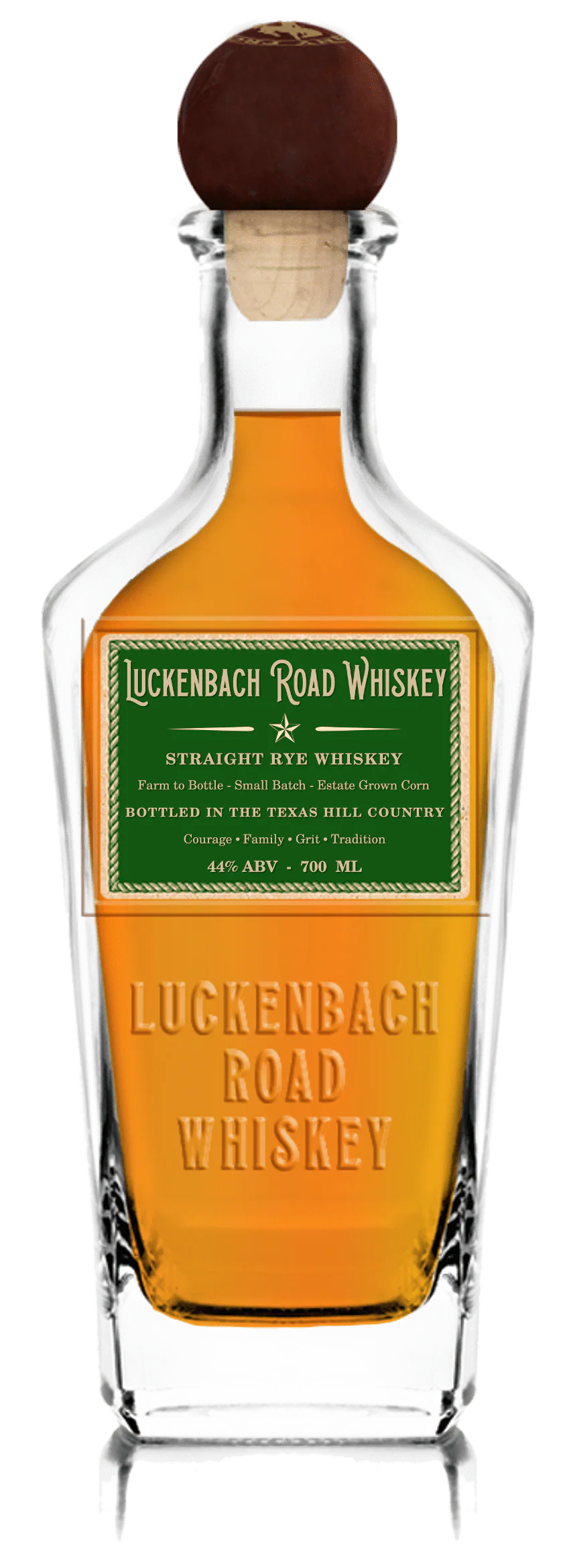 Luckenbach Road American Straight Rye Whiskey 70cl