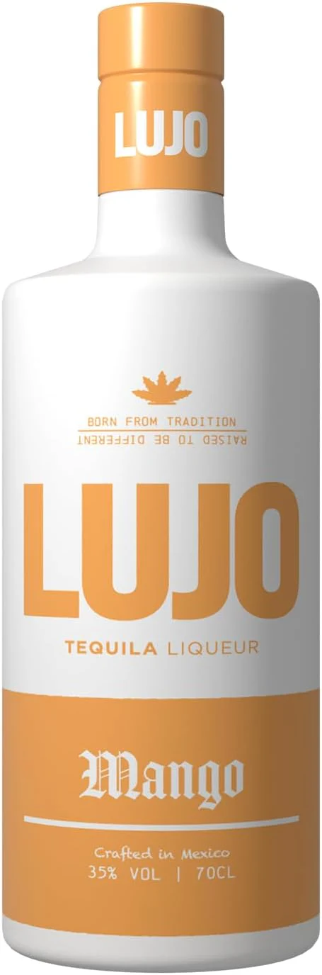 LUJO Mango Tequila Glow In The Dark Bottle 70cl