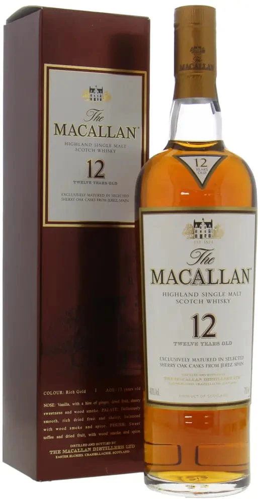 Macallan 12 Year Old Sherry Oak Pre 2013 70cl