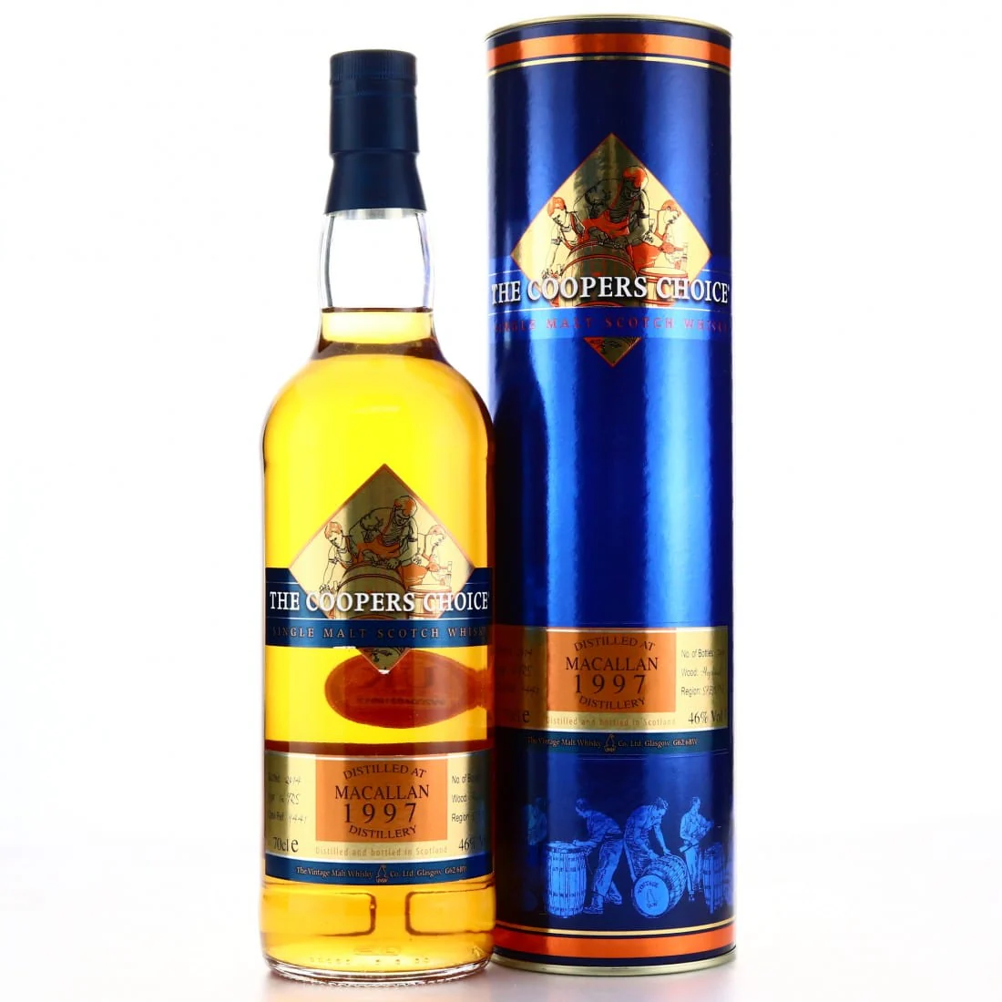 Macallan 16 Year Old 1997 Cooper's Choice (The Vintage Malt Whisky Co.) Single Malt Scotch Whisky 70cl