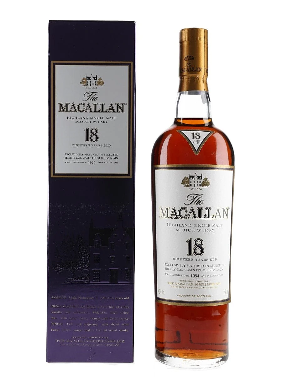 Macallan 18 Year Old Sherry Oak Cask 2012 Release 70cl