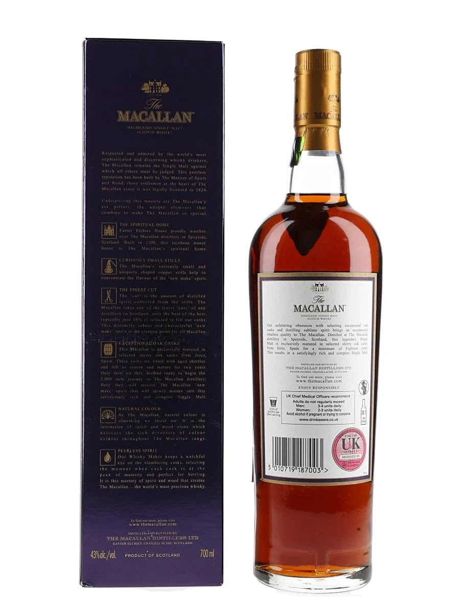Macallan 18 Year Old Sherry Oak Cask 2016 Release 70cl - Image 2