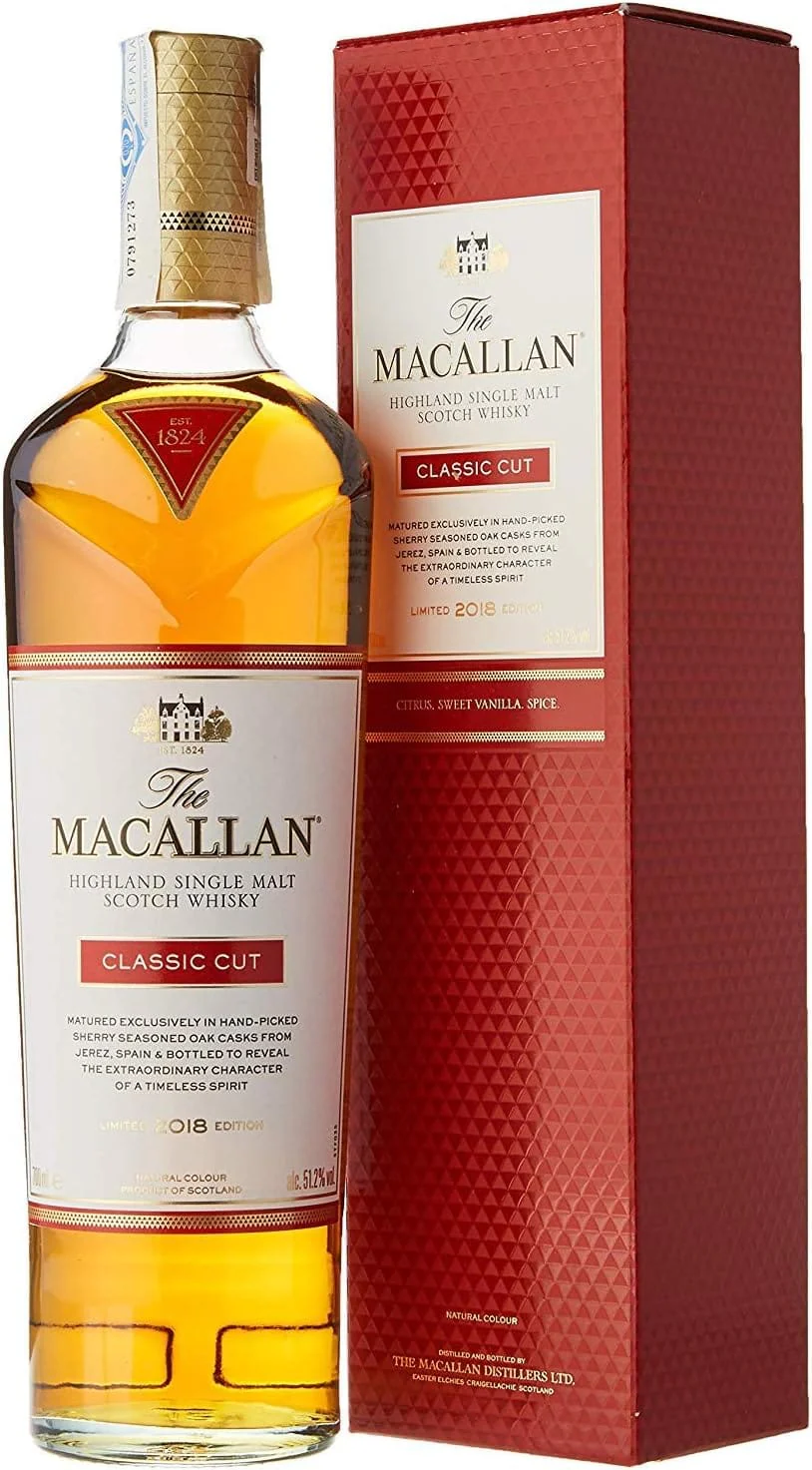 Macallan Classic Cut 2018 Release Single Malt Scotch Whisky 70cl