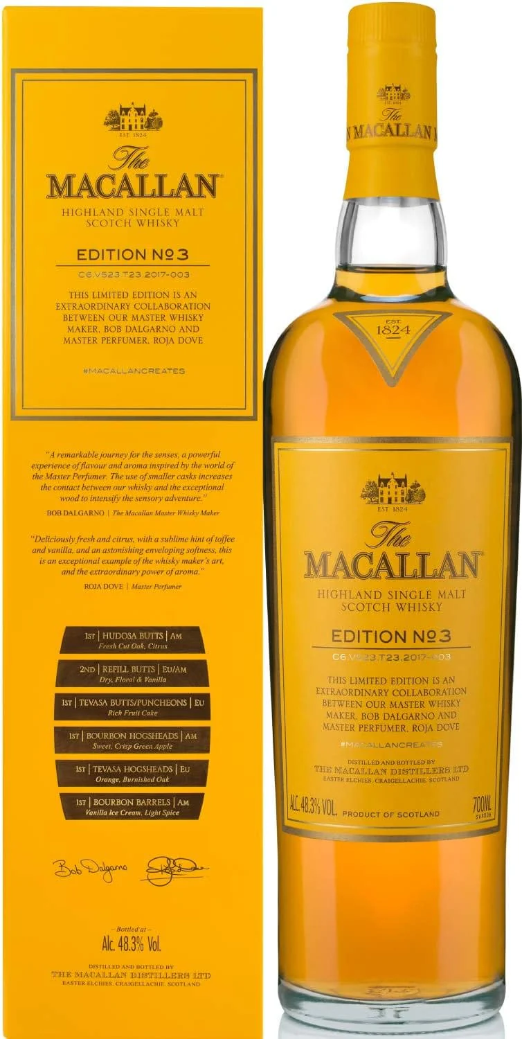 The Macallan Edition No. 3 Single Malt Scotch Whisky 70cl