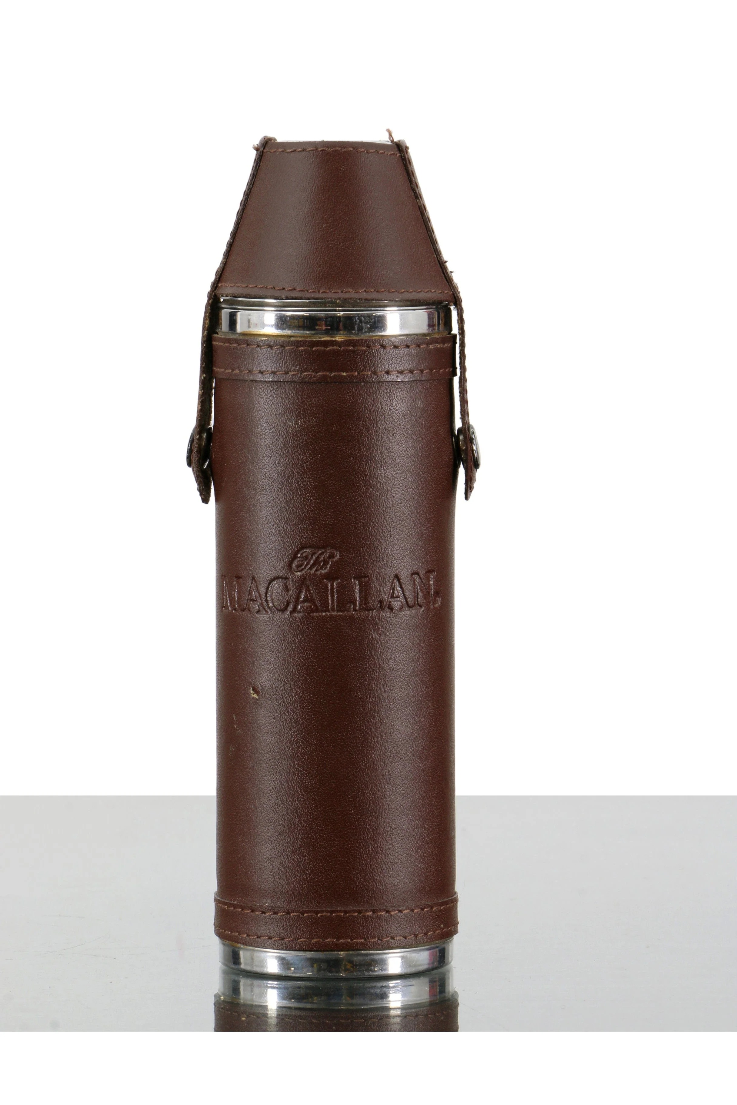 Macallan Flask In Leather Case - Image 2
