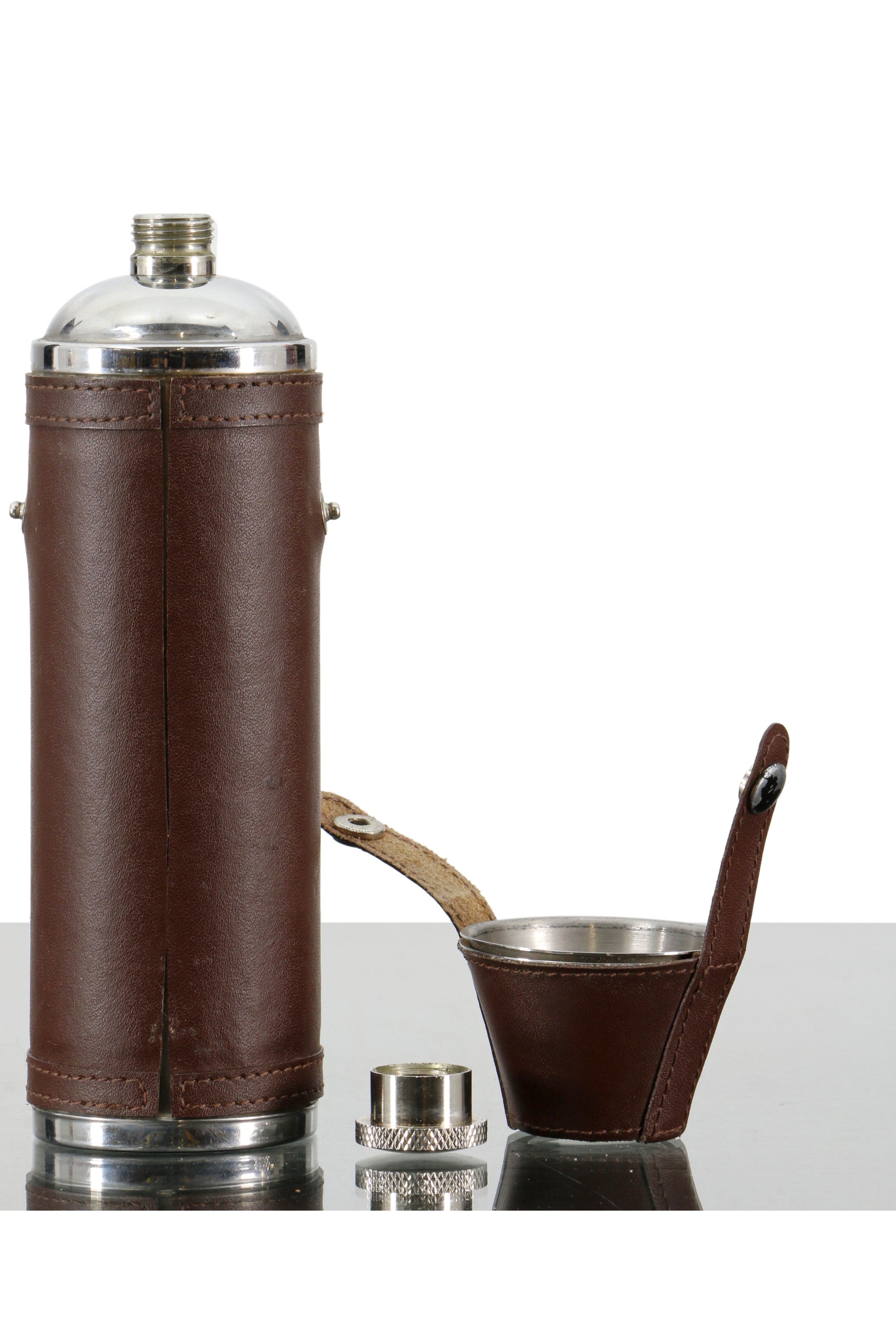 Macallan Flask In Leather Case - Image 3