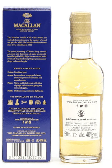 Macallan Double Cask Gold Miniature 5cl - Image 2