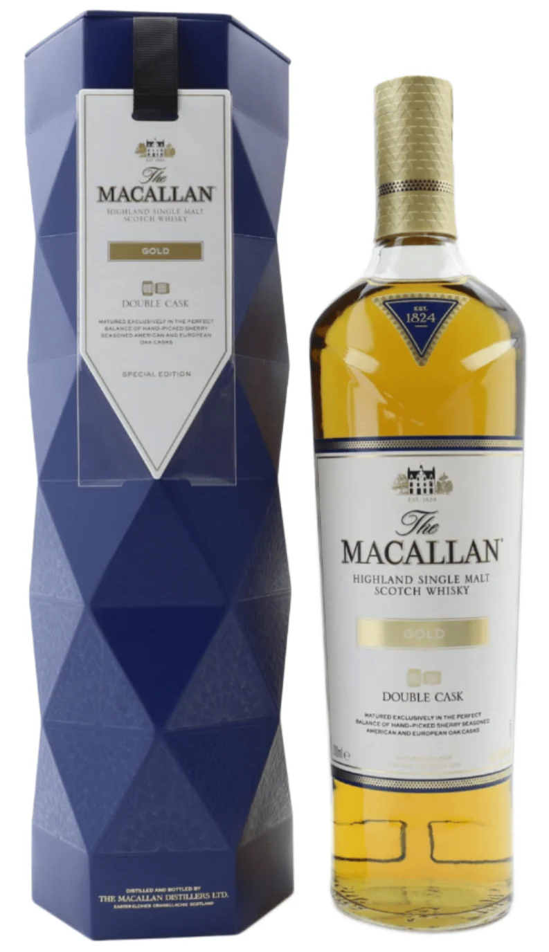 The Macallan Double Cask Gold Special Edition Gift Box 70cl