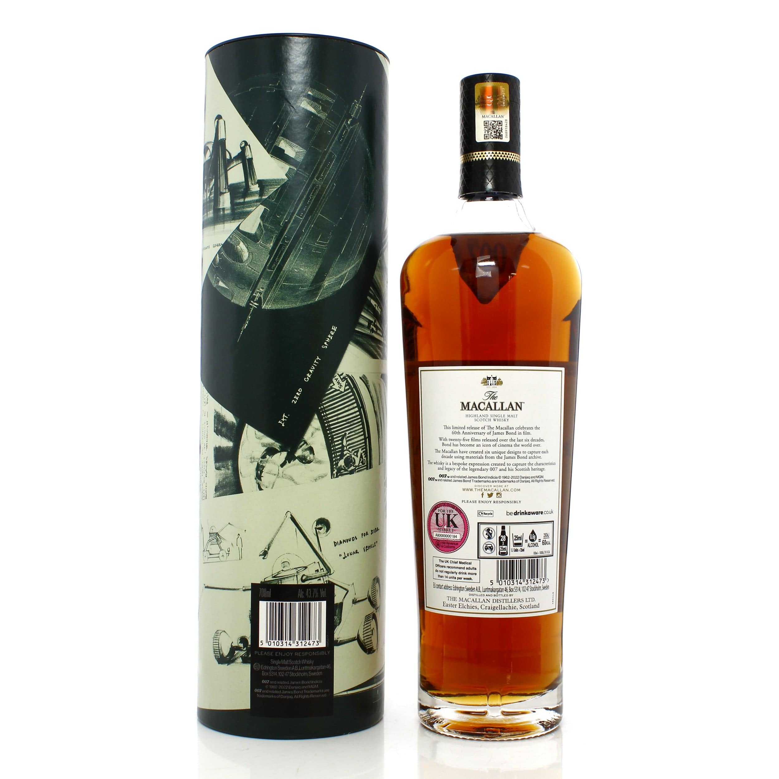 Macallan James Bond 60th Anniversary Release Decade II 70cl - Image 2