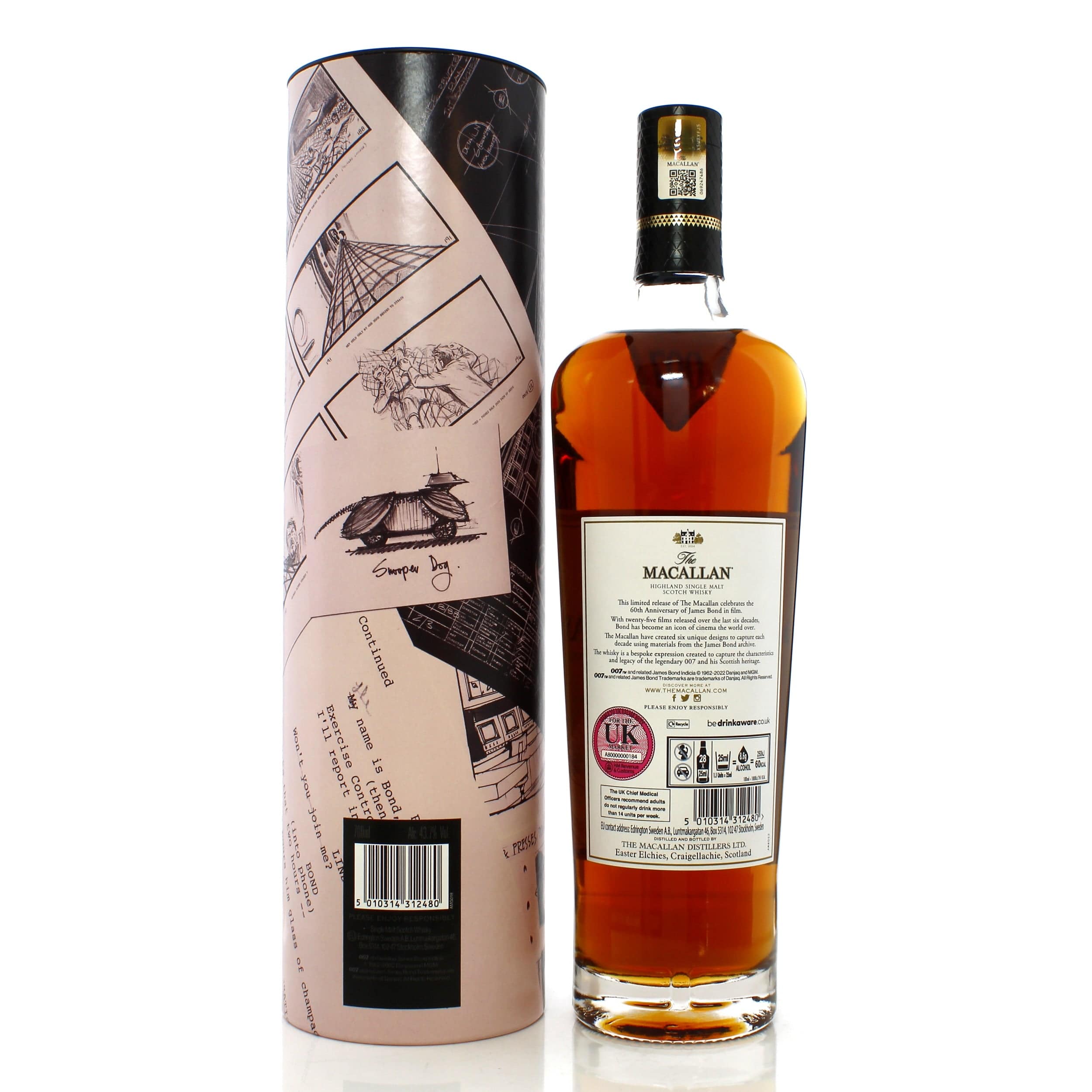 Macallan James Bond 60th Anniversary Release Decade III 70cl - Image 2