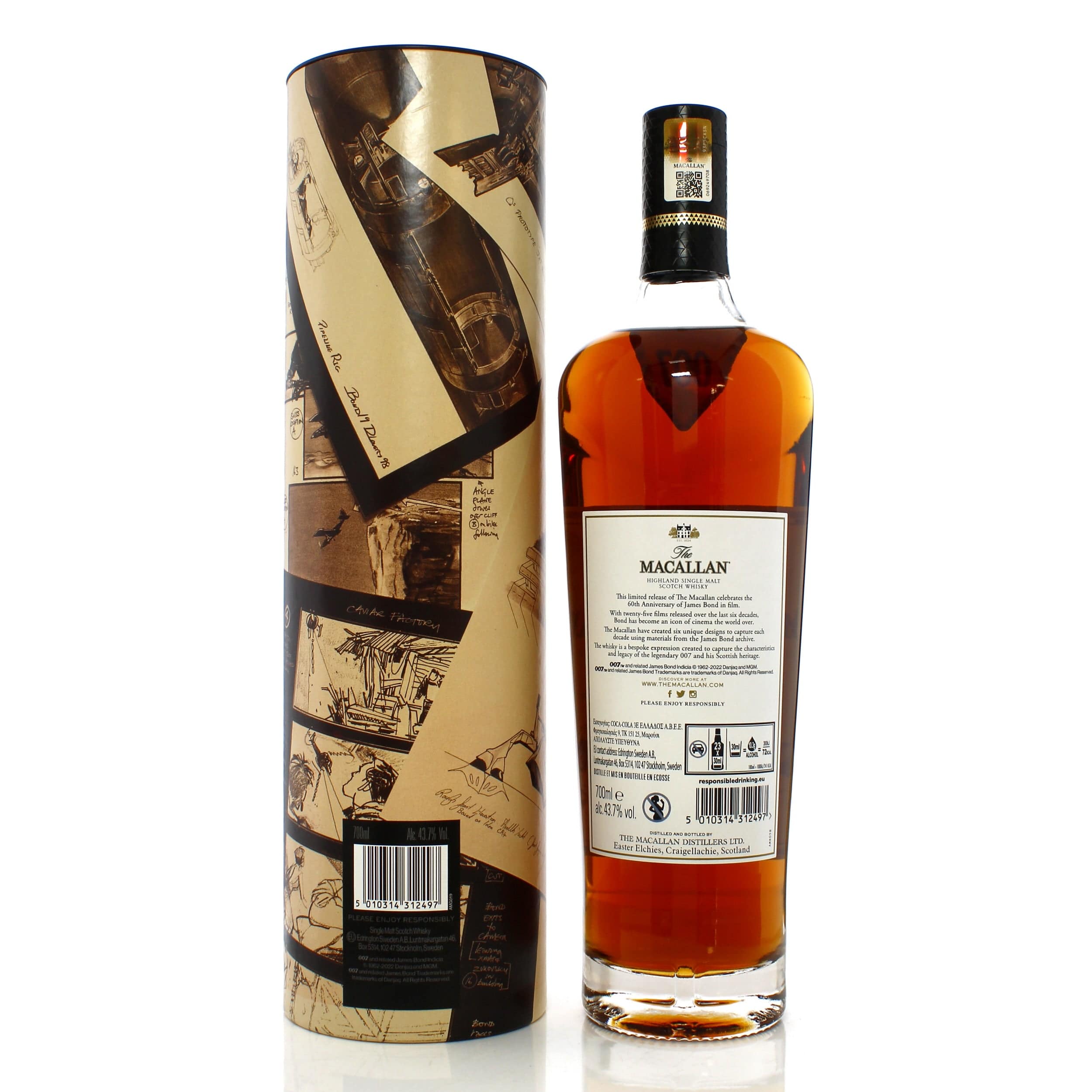 Macallan James Bond 60th Anniversary Release Decade IV 70cl - Image 2