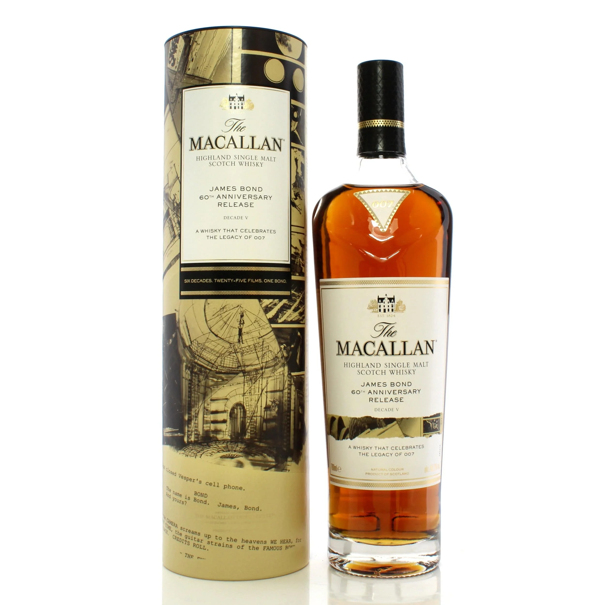 Macallan James Bond 60th Anniversary Release Decade V 70cl