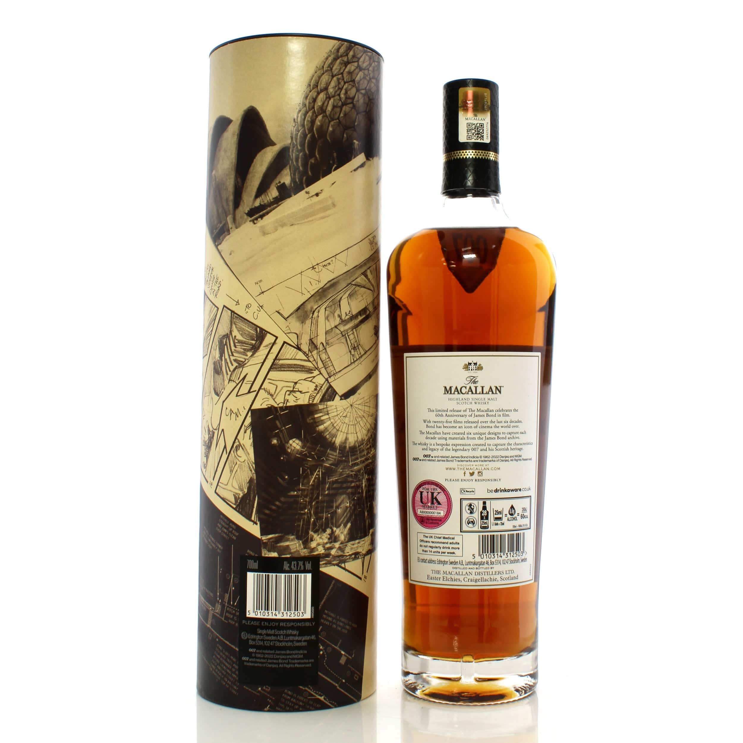 Macallan James Bond 60th Anniversary Release Decade V 70cl - Image 2