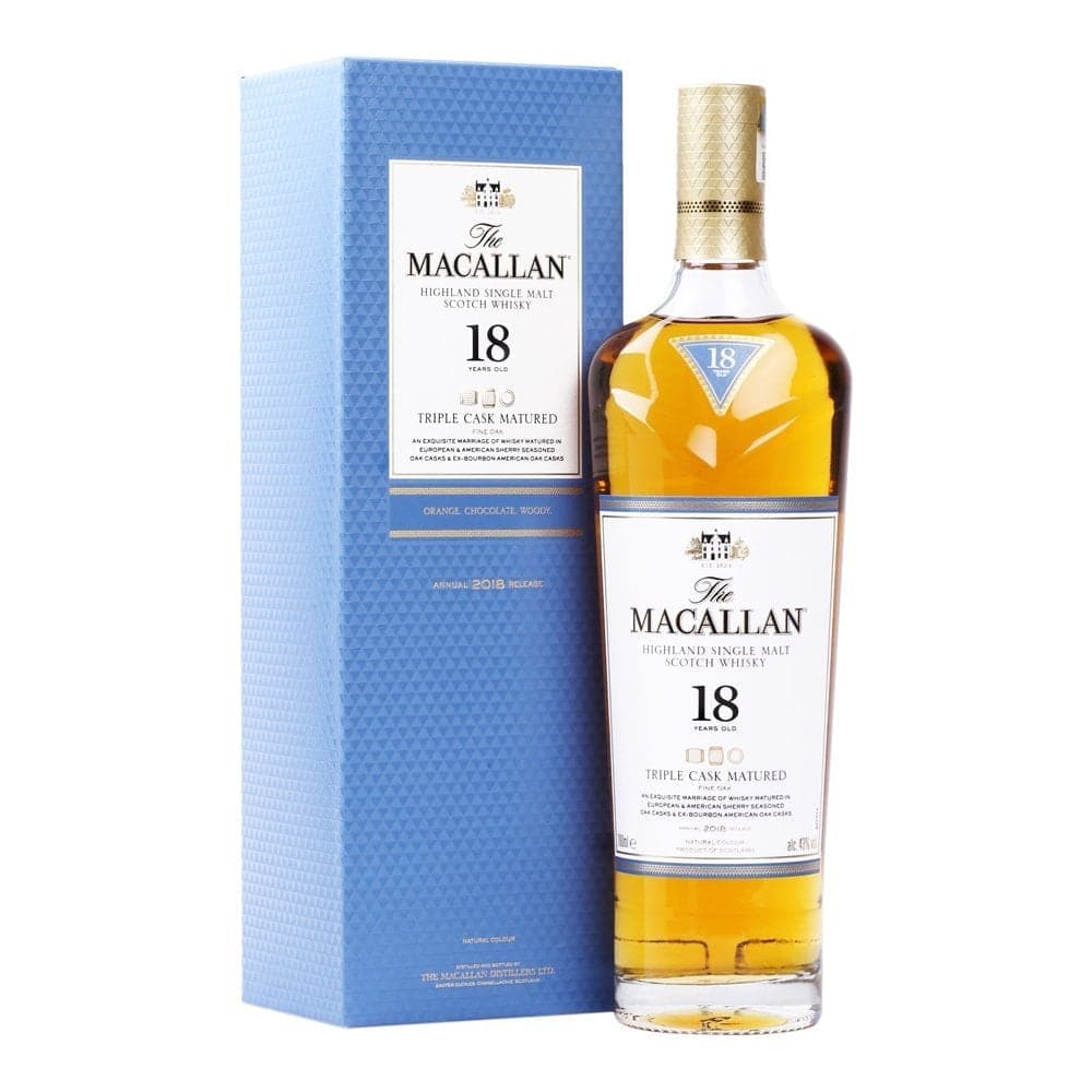 The Macallan 18 Year Old Triple Cask 2018 Release Single Malt Scotch Whisky 70cl