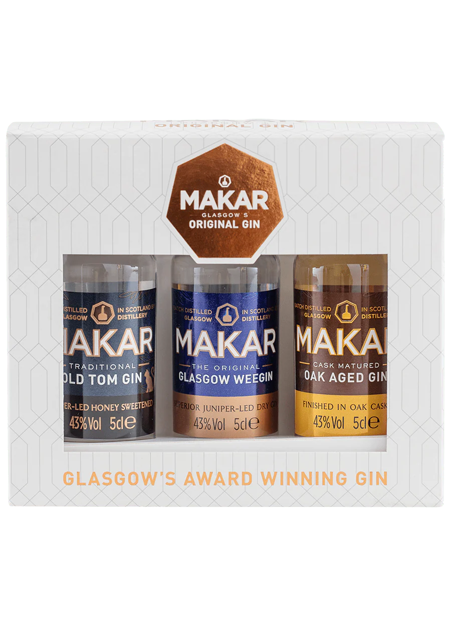 Makar Gin Miniature Selection Gift Set 3x5cl