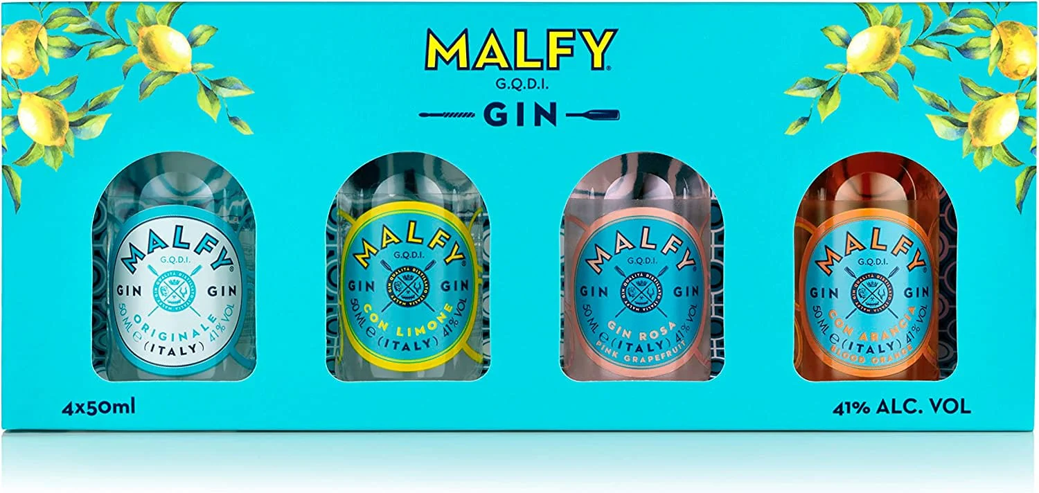 Malfy Italian Gin Miniatures Gift Box Selection 4x5cl - Image 2