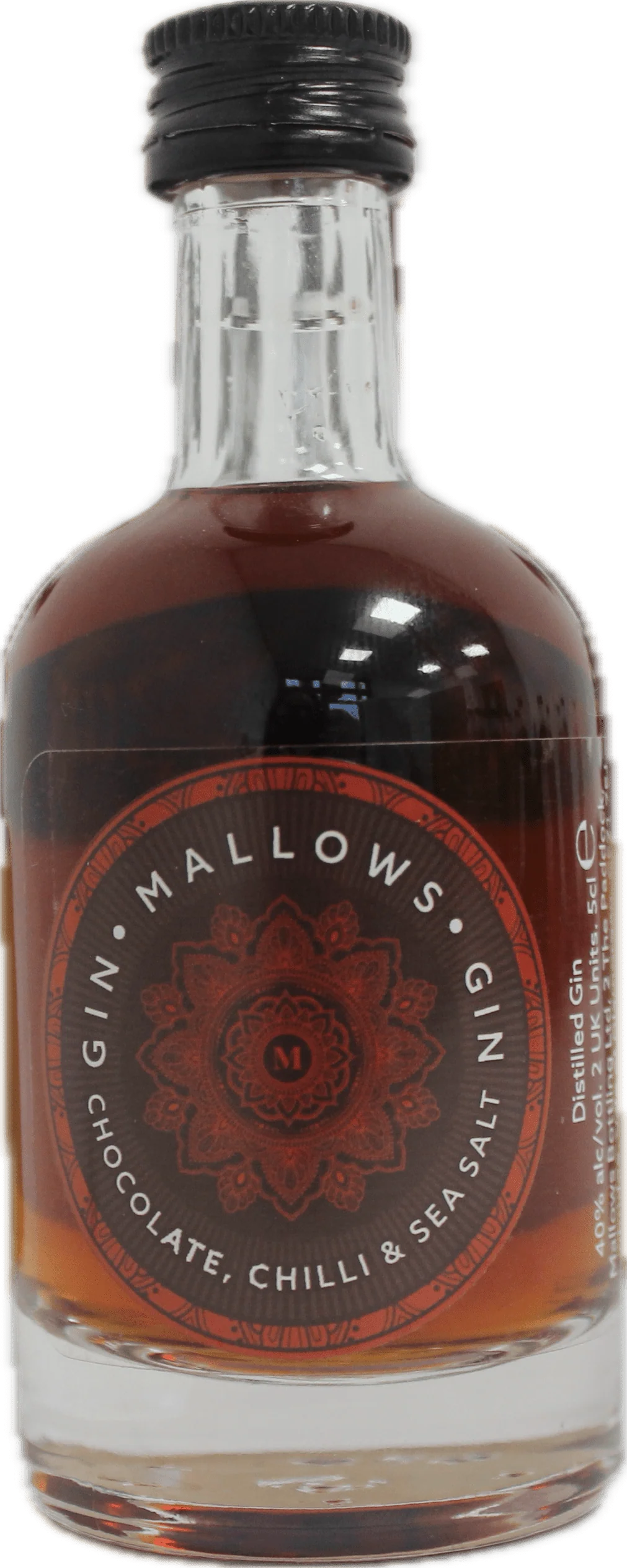 Mallows Chocolate, Chilli & Sea Salt Gin Miniature 5cl