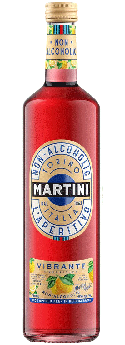 Martini Vibrante Alcohol Free Aperitif 75cl