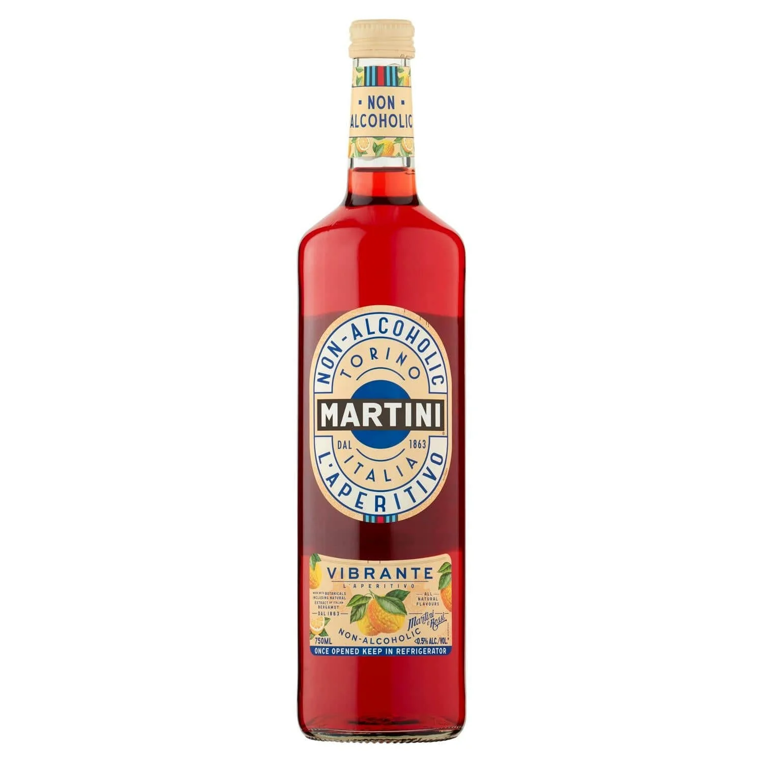Martini Vibrante Alcohol Free Aperitif 75cl