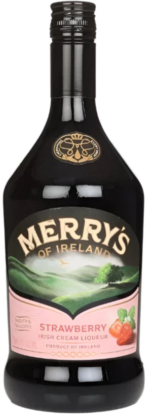 Merry's Strawberry Irish Cream Liqueur 70cl