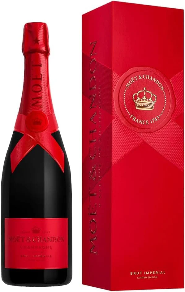 Moƫt & Chandon Brut ImpƩrial Champagne Red Limited Edition Gift Box 75cl