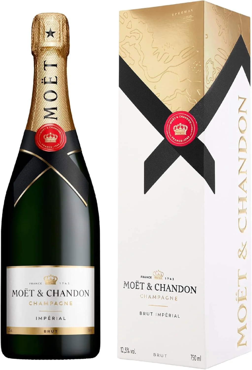 Moƫt & Chandon ImpƩrial Brut Champagne Gift Box 75cl