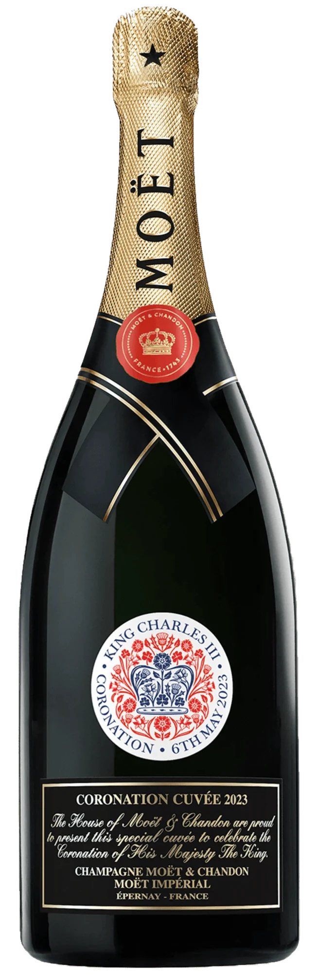 Moƫt & Chandon Imperial King Charles III Coronation 2023 NV Magnum 1.5L