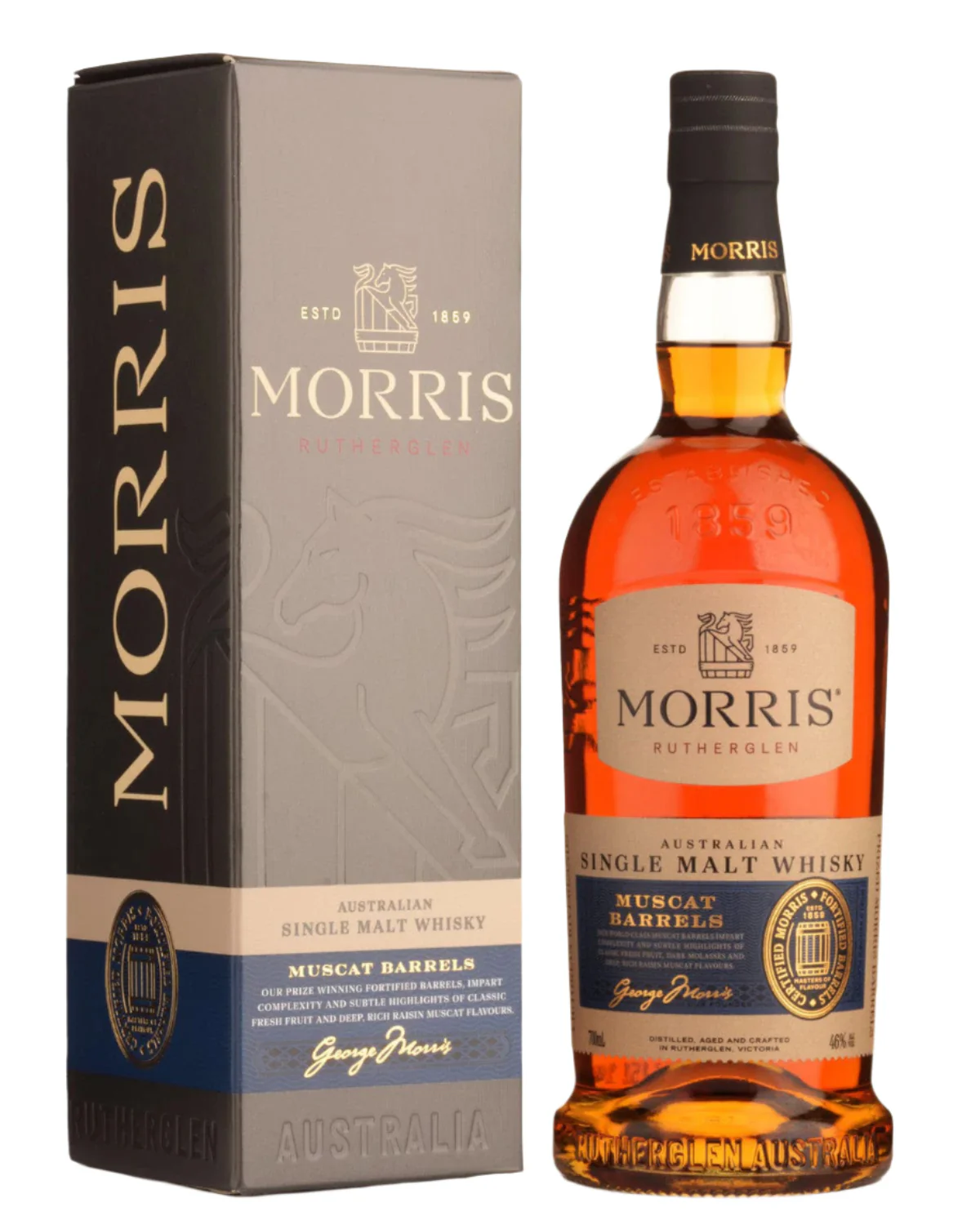 Morris Muscat Barrel Australian Single Malt Whisky 70cl